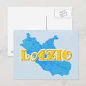 Lazio Postkarte (Vorne/Hinten)
