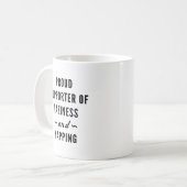 Lazität und Napping Kaffeetasse (Vorderseite Links)