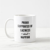 Lazität und Napping Kaffeetasse (Links)
