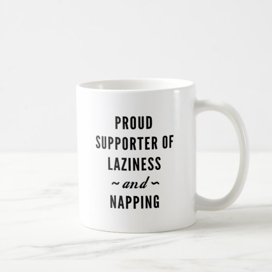 Lazität und Napping Kaffeetasse (Rechts)