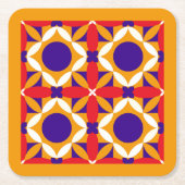 Lazos Rechteckiger Pappuntersetzer (Vorderseite)