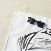 Laztagssegeln weiß strandtuch (Beispiel)