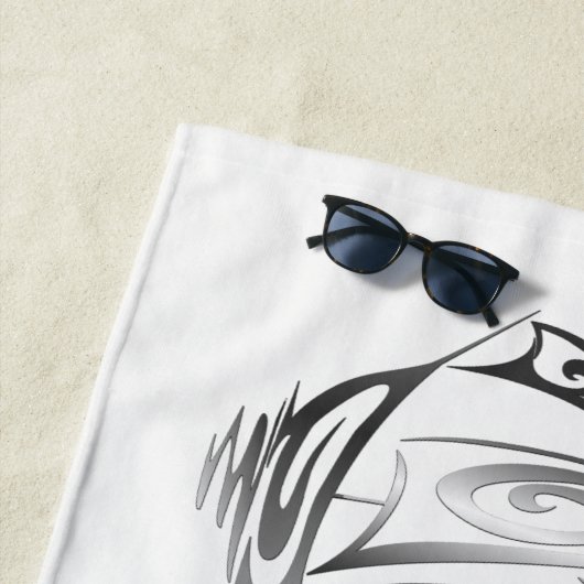 Laztagssegeln weiß strandtuch (Beispiel)