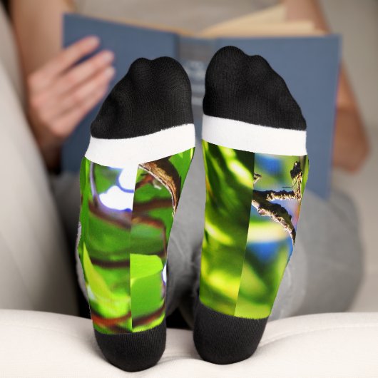 Lazuli-Ammer Socken (Unterseite)