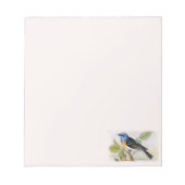 Lazuli Bunting Bird Notepad Notizblock (Vorderseite)