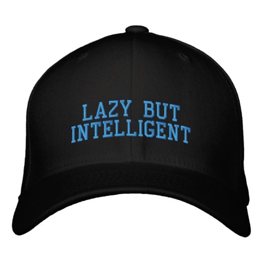 LAZY, ABER INTELLIGENT HUT VON LBI APPAREL (Vorderseite)