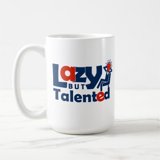 Lazy, aber talentiert kaffeetasse (Links)
