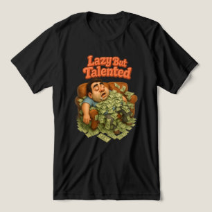 Lazy, aber talentiert Tri-Blend shirt