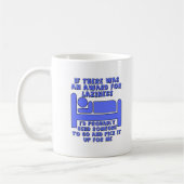 Lazy Award Funny Mug Kaffeetasse (Links)