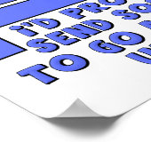 Lazy Award Funny Poster (Ecke)