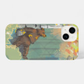 Lazy Bären Handy Fall iPhone Hülle (Rückseite (Horizontal))