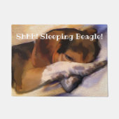 Lazy Beagle Door Mat Fußmatte (Vorderseite)