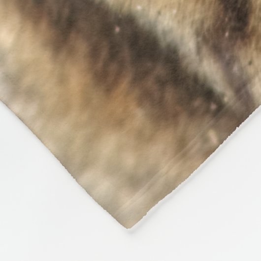 Lazy Bengalisch Cat Fleecedecke (Ecke)