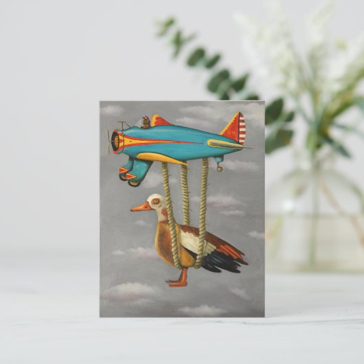 Lazy Bird 2 Postkarte (Stehend Vorderseite)