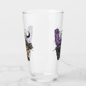 Lazy Black Cat im Spider Web mit Liebe Glas (Links)