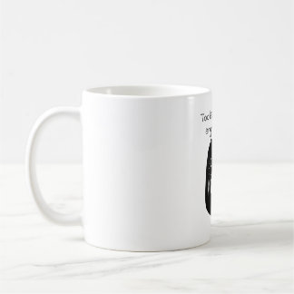 Lazy black cat Mug Kaffeetasse