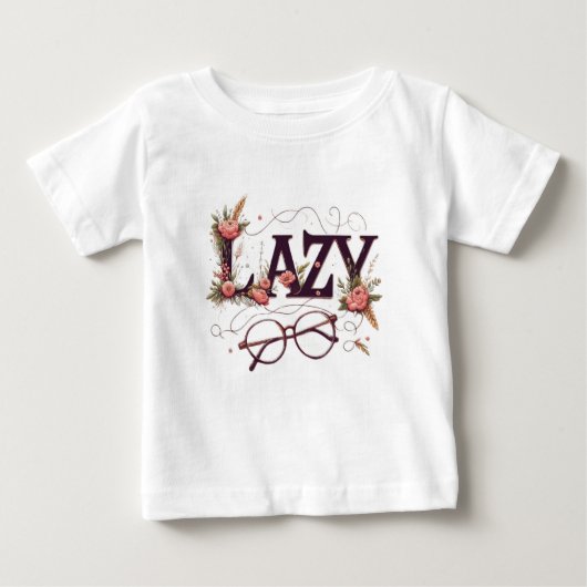 Lazy Bloom Baby T-shirt (Vorderseite)