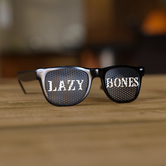 Lazy Bones Partybrille (Lazy Bones Sunglasses for the days you feel lazy.)