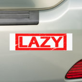 Lazy Briefmarke Autoaufkleber (Auf Auto)