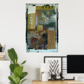 Lazy Bunny Poster (Heimbüro)