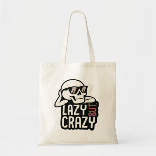 Lazy but Crazy Skull - Coole entspannte Sonnenbril Tragetasche