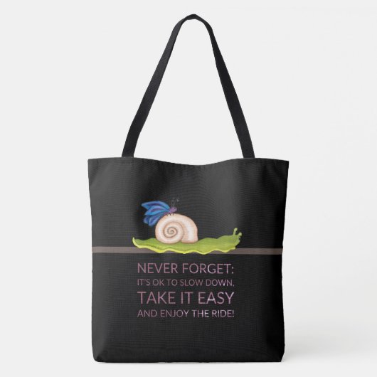 Lazy Butterfly Tasche (Rückseite)