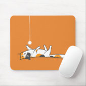Lazy Calico Cat | Mousepad Niedlich Pet Kitty Love (Mit Mouse)