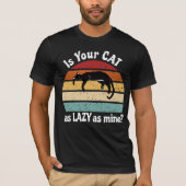 Lazy Cat Club - Feline Lounge Act T-Shirt (Vorderseite)