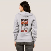 Lazy Cat Fitness - Didseliger Squat Champion Hoodie (Schwarz voll)