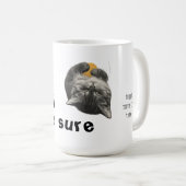 Lazy Cat Funny Kaffeetasse (VorderseiteRechts)