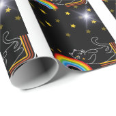 Lazy Cat Geschenkpapier (Rolleneckpunkt)