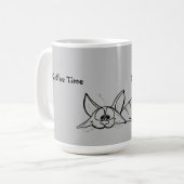 LAZY CAT KAFFEE-TASSE KAFFEETASSE (Vorderseite Links)