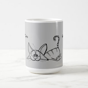 LAZY CAT KAFFEE-TASSE KAFFEETASSE