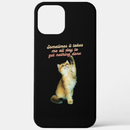 Lazy Cat Lover Funny Niedlich Cat Case-Mate iPhone Hülle