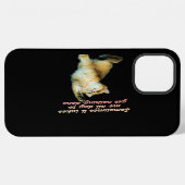 Lazy Cat Lover Funny Niedlich Cat iPhone Hülle (Rückseite (Horizontal))