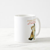 Lazy Cat Lover Funny Niedlich Cat Kaffeetasse (VorderseiteRechts)