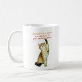 Lazy Cat Lover Funny Niedlich Cat Kaffeetasse (Links)