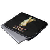 Lazy Cat Lover Funny Niedlich Cat Laptopschutzhülle (Vorne Knopf)