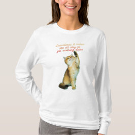 Lazy Cat Lover Funny Niedlich Cat T-Shirt