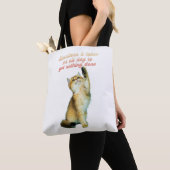 Lazy Cat Lover Funny Niedlich Cat Tasche (Von Nahem)