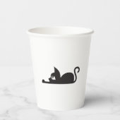 Lazy Cat Pappbecher (Rückseite)