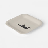 Lazy Cat Pappteller (Gewinkelt)