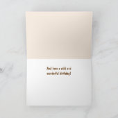 Lazy Cat Philosophie Geburtstag Karte (Innenseite)