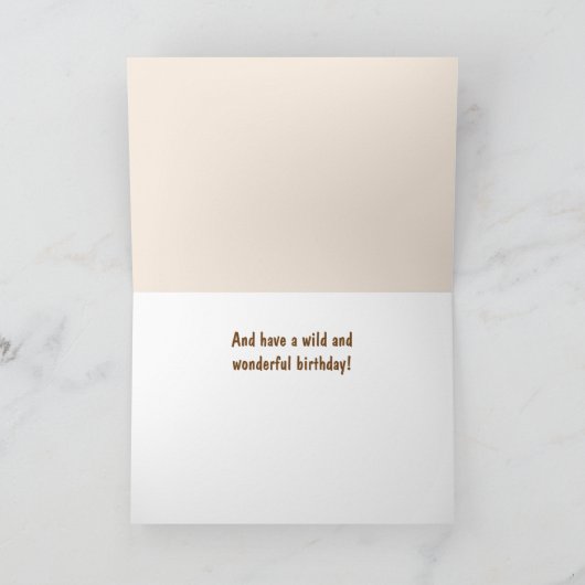 Lazy Cat Philosophie Geburtstag Karte (Innenseite)