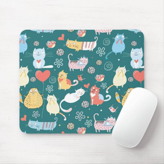 Lazy Cats Mousepad (Mit Mouse)