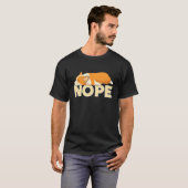 Lazy Corgi Dog Nope T-Shirt (Vorne ganz)