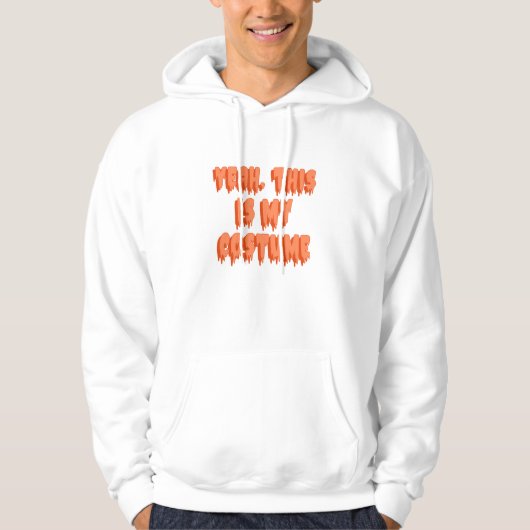 Lazy costume hoodie (Vorderseite)