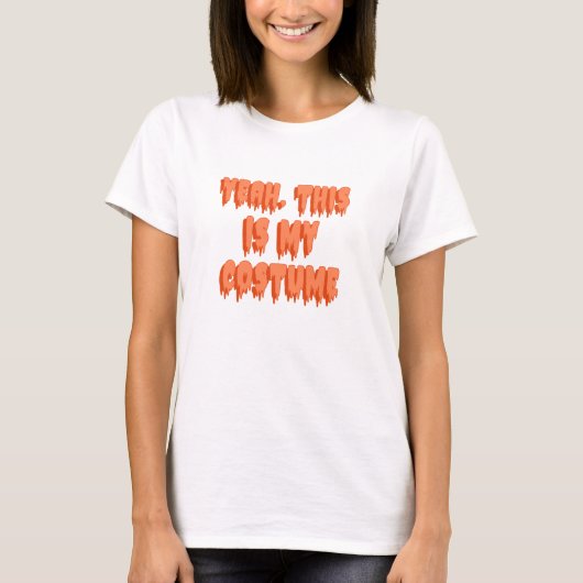 Lazy costume T-Shirt (Vorderseite)