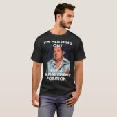 lazy Cousin Eddie holding out for management funny T-Shirt (Vorne ganz)