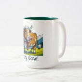 Lazy Cow Zweifarbige Tasse (VorderseiteRechts)